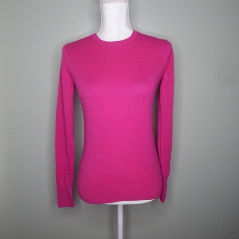 Everlane Women 100% Cashmere Pink Sweater Sz Small